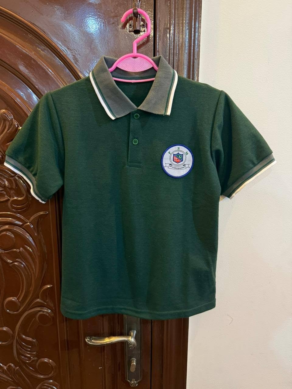 Dark Green School Polo